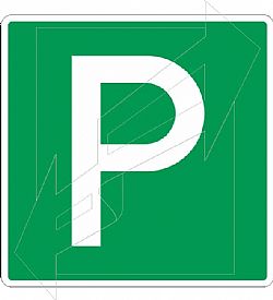 Parking highway traffic signs