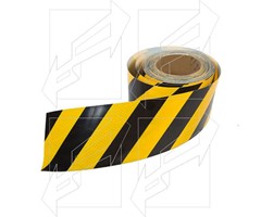 STRIPED MARKING TAPE BLACK-YELLOW Π77 TYPE I