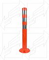 75CM BOLLARD WITH THREE REFLECTIVE STRIPES