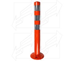 75CM BOLLARD WITH THREE REFLECTIVE STRIPES