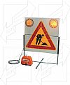 DANGER ELECTRONIC CONSTRUCTION SIGN