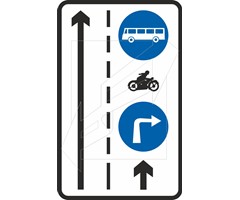 Πινακίδα Λεωφορειολωρίδων Π98