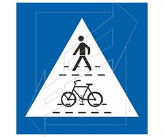 Πινακίδα Ποδηλατοδρόμου Π-21γ